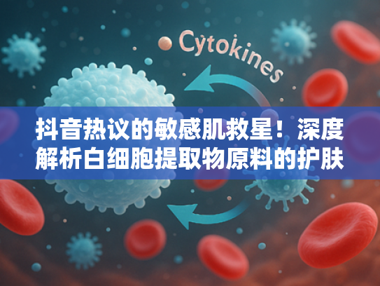 抖音热议的敏感肌救星！深度解析白细胞提取物原料的护肤价值与产业机遇