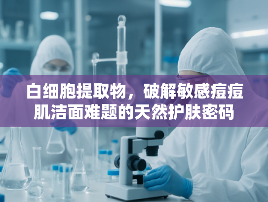 白细胞提取物，破解敏感痘痘肌洁面难题的天然护肤密码