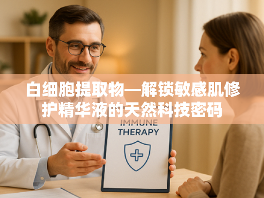 白细胞提取物—解锁敏感肌修护精华液的天然科技密码