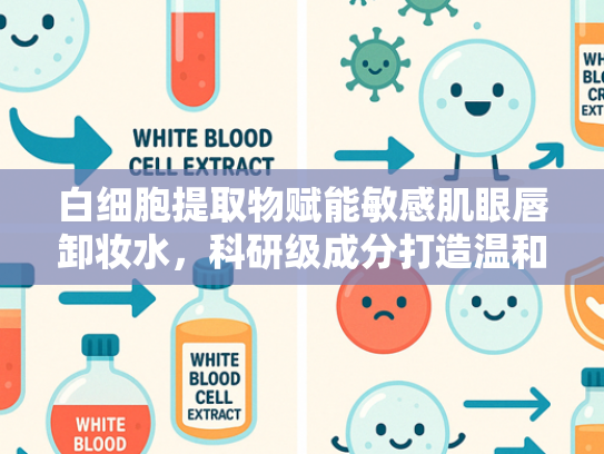 白细胞提取物赋能敏感肌眼唇卸妆水，科研级成分打造温和清洁新标杆