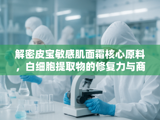 解密皮宝敏感肌面霜核心原料，白细胞提取物的修复力与商业价值