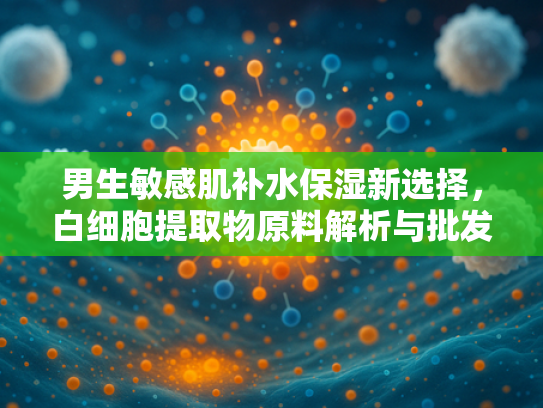 男生敏感肌补水保湿新选择，白细胞提取物原料解析与批发指南
