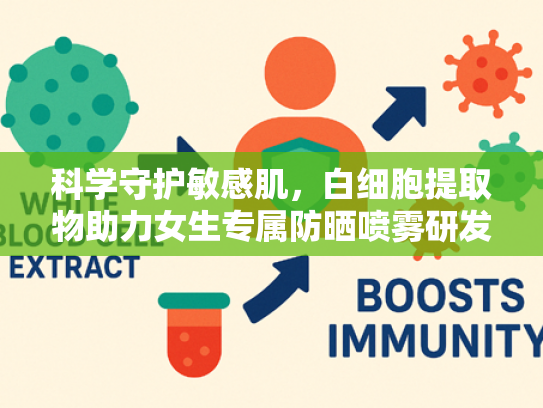 科学守护敏感肌，白细胞提取物助力女生专属防晒喷雾研发