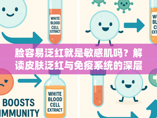 脸容易泛红就是敏感肌吗？解读皮肤泛红与免疫系统的深层关联