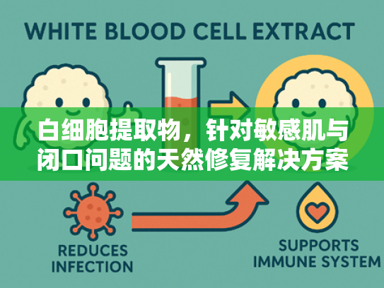 白细胞提取物，针对敏感肌与闭口问题的天然修复解决方案