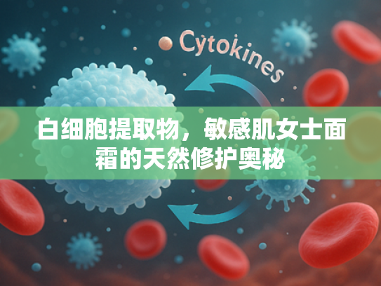 白细胞提取物，敏感肌女士面霜的天然修护奥秘