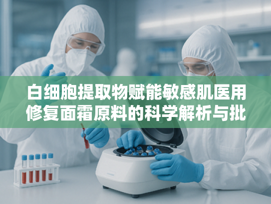 白细胞提取物赋能敏感肌医用修复面霜原料的科学解析与批发优势