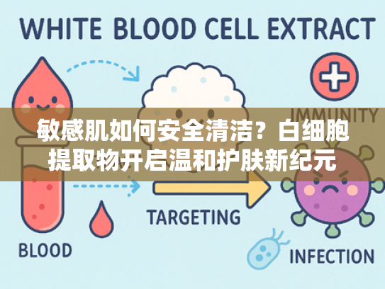 敏感肌如何安全清洁？白细胞提取物开启温和护肤新纪元