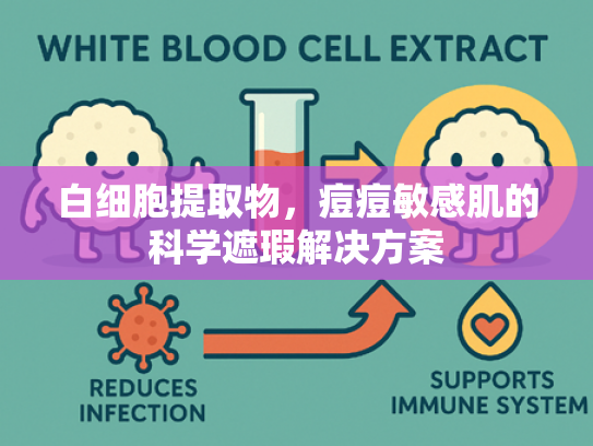 白细胞提取物，痘痘敏感肌的科学遮瑕解决方案