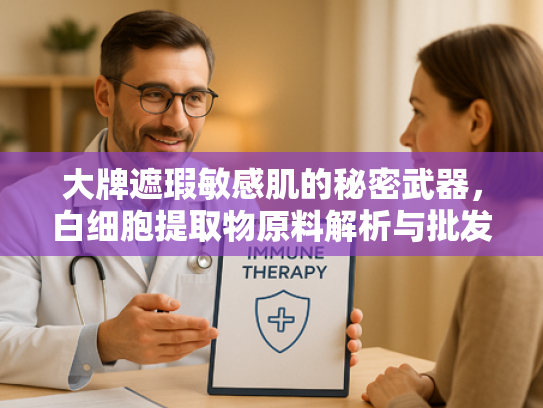 大牌遮瑕敏感肌的秘密武器，白细胞提取物原料解析与批发指南