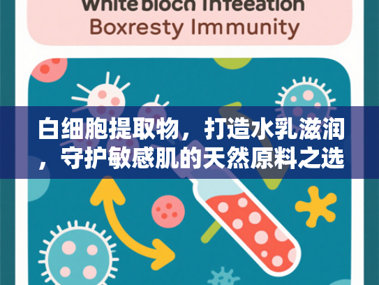 白细胞提取物，打造水乳滋润，守护敏感肌的天然原料之选