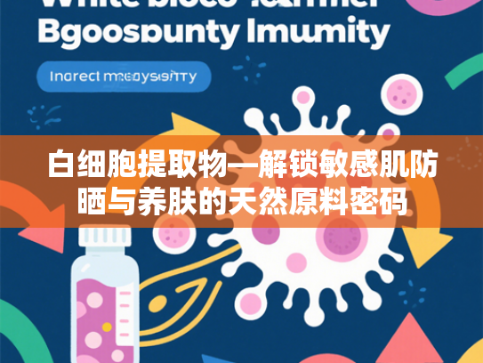 白细胞提取物—解锁敏感肌防晒与养肤的天然原料密码