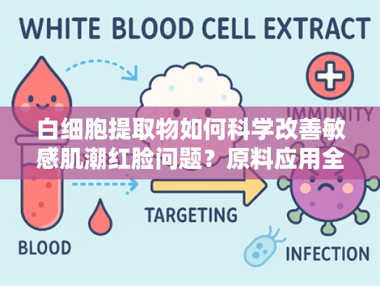 白细胞提取物如何科学改善敏感肌潮红脸问题？原料应用全解析
