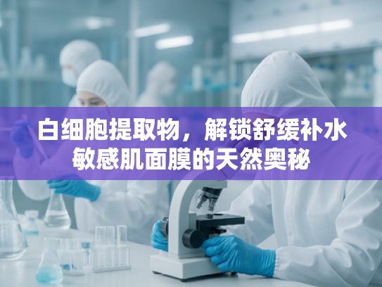 白细胞提取物，解锁舒缓补水敏感肌面膜的天然奥秘