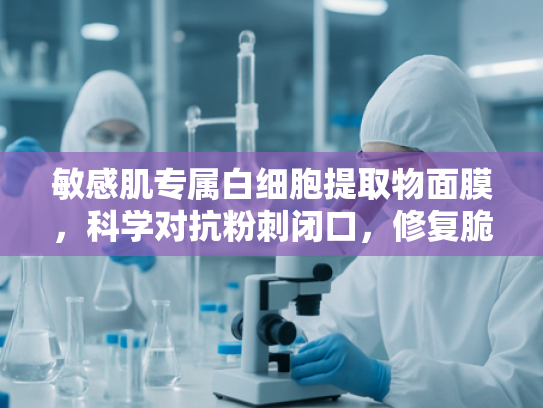 敏感肌专属白细胞提取物面膜，科学对抗粉刺闭口，修复脆弱肌屏障