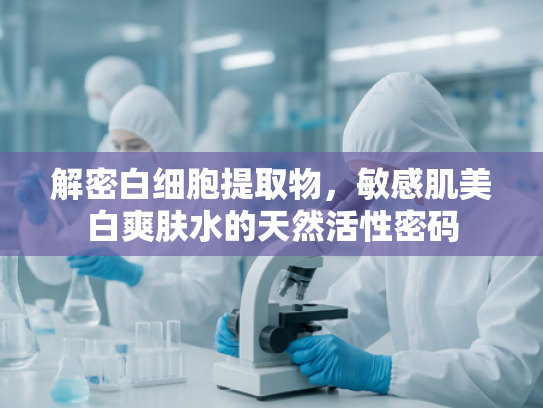 解密白细胞提取物，敏感肌美白爽肤水的天然活性密码