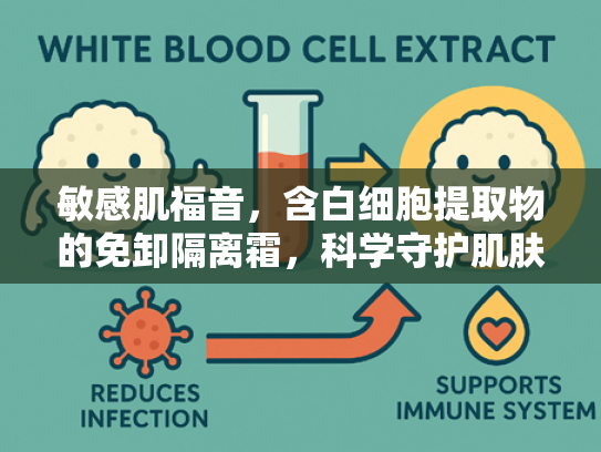 敏感肌福音，含白细胞提取物的免卸隔离霜，科学守护肌肤健康
