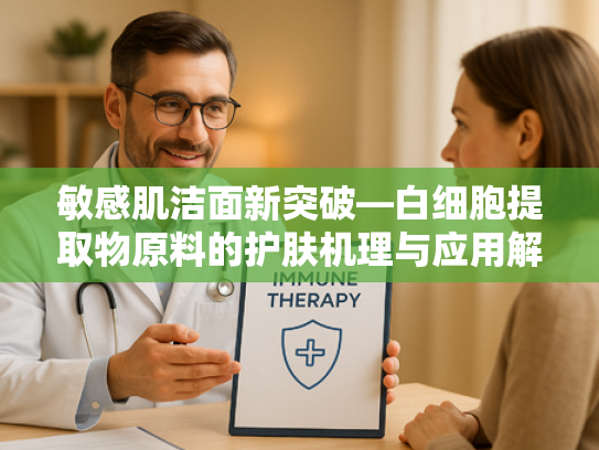 敏感肌洁面新突破—白细胞提取物原料的护肤机理与应用解析