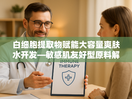 白细胞提取物赋能大容量爽肤水开发—敏感肌友好型原料解析与配方指南