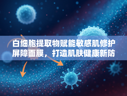 白细胞提取物赋能敏感肌修护屏障面膜，打造肌肤健康新防线