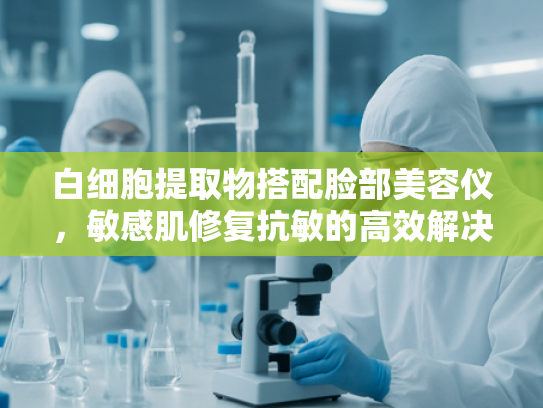 白细胞提取物搭配脸部美容仪，敏感肌修复抗敏的高效解决方案