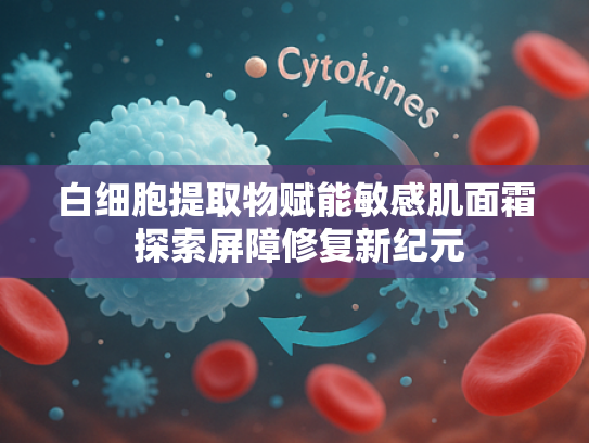 白细胞提取物赋能敏感肌面霜 探索屏障修复新纪元