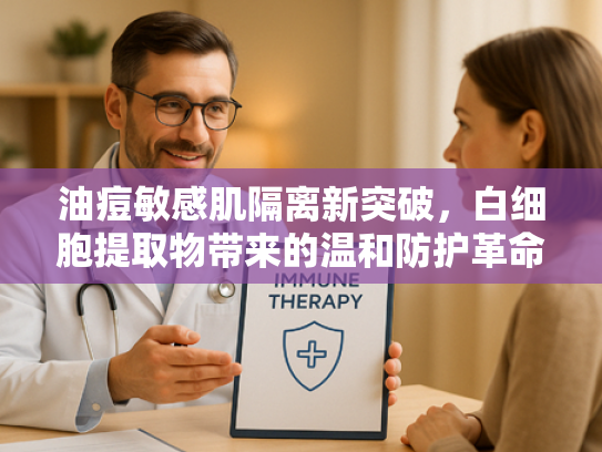 油痘敏感肌隔离新突破，白细胞提取物带来的温和防护革命