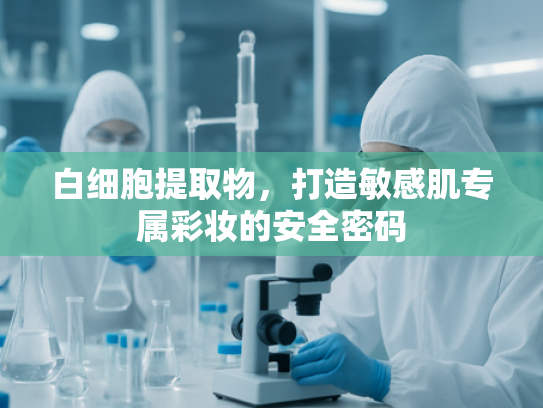 白细胞提取物，打造敏感肌专属彩妆的安全密码