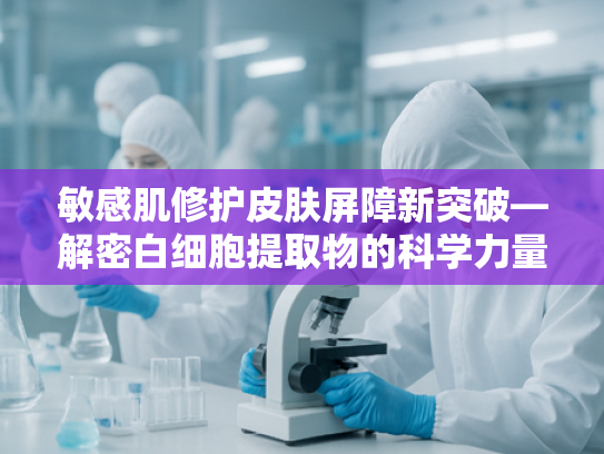 敏感肌修护皮肤屏障新突破—解密白细胞提取物的科学力量