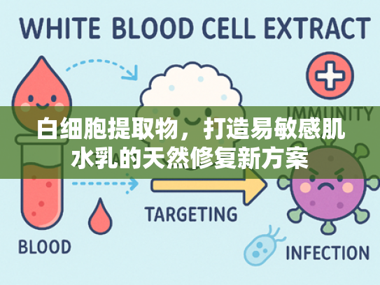 白细胞提取物，打造易敏感肌水乳的天然修复新方案