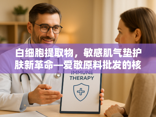 白细胞提取物，敏感肌气垫护肤新革命—爱敬原料批发的核心优势解析