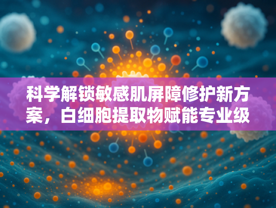 科学解锁敏感肌屏障修护新方案，白细胞提取物赋能专业级修护精华