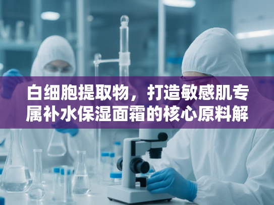 白细胞提取物，打造敏感肌专属补水保湿面霜的核心原料解析