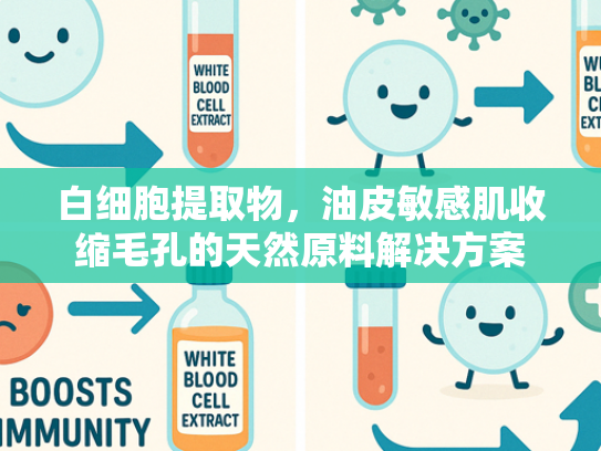 白细胞提取物，油皮敏感肌收缩毛孔的天然原料解决方案