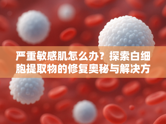 严重敏感肌怎么办？探索白细胞提取物的修复奥秘与解决方案