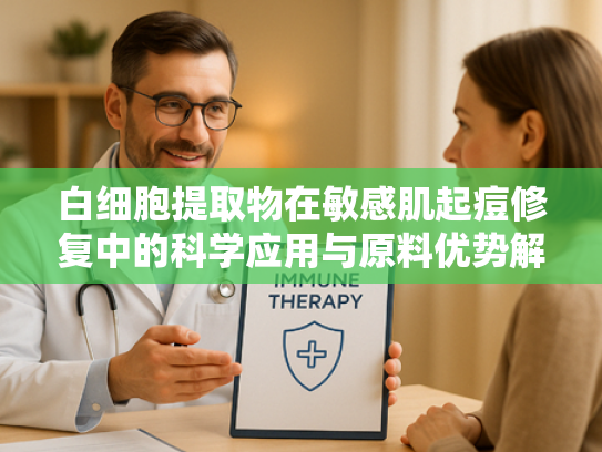 白细胞提取物在敏感肌起痘修复中的科学应用与原料优势解析