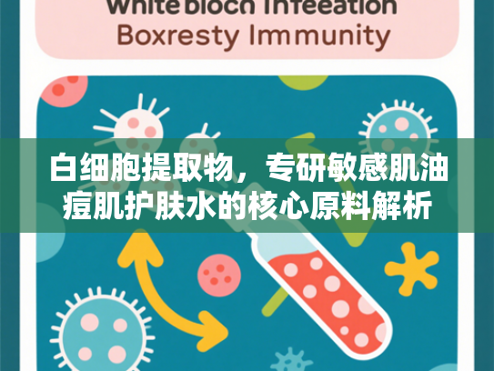 白细胞提取物，专研敏感肌油痘肌护肤水的核心原料解析