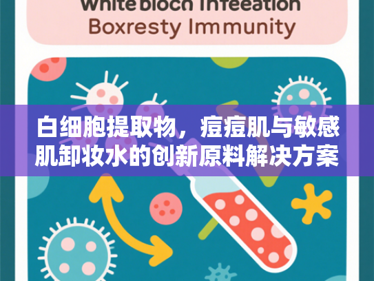 白细胞提取物，痘痘肌与敏感肌卸妆水的创新原料解决方案