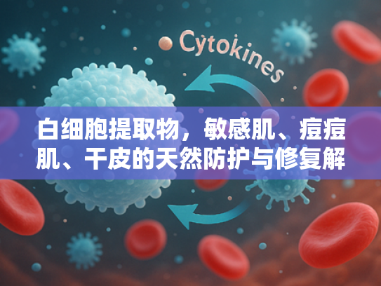 白细胞提取物，敏感肌、痘痘肌、干皮的天然防护与修复解决方案