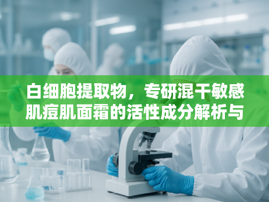 白细胞提取物，专研混干敏感肌痘肌面霜的活性成分解析与应用前景