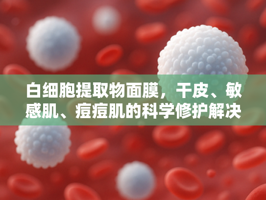 白细胞提取物面膜，干皮、敏感肌、痘痘肌的科学修护解决方案