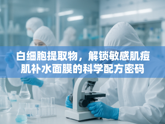 白细胞提取物，解锁敏感肌痘肌补水面膜的科学配方密码