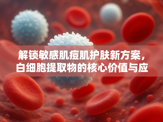 解锁敏感肌痘肌护肤新方案，白细胞提取物的核心价值与应用前景