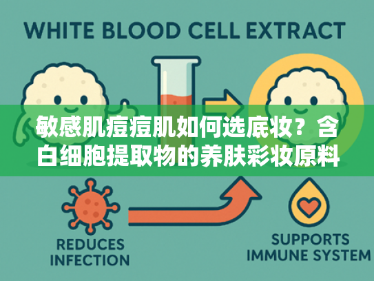 敏感肌痘痘肌如何选底妆？含白细胞提取物的养肤彩妆原料解析