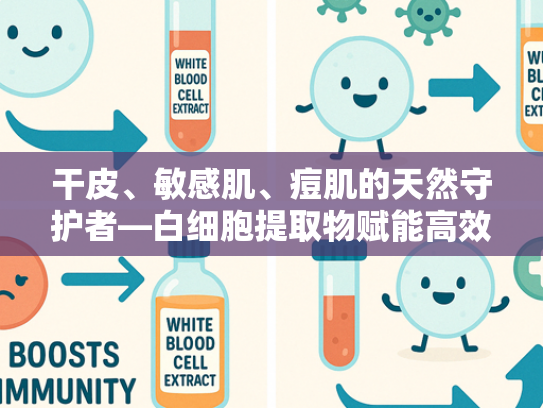 干皮、敏感肌、痘肌的天然守护者—白细胞提取物赋能高效防晒与科学护肤