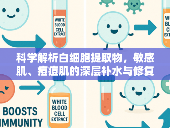 科学解析白细胞提取物，敏感肌、痘痘肌的深层补水与修复密钥
