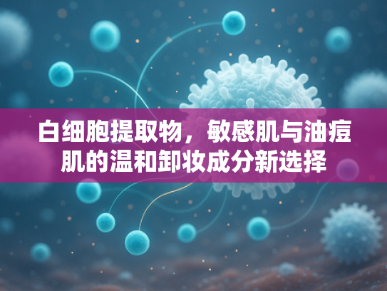 白细胞提取物，敏感肌与油痘肌的温和卸妆成分新选择