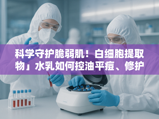 科学守护脆弱肌！白细胞提取物」水乳如何控油平痘、修护敏感肌？