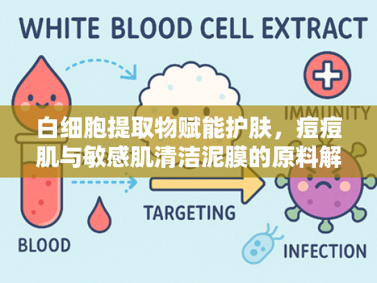 白细胞提取物赋能护肤，痘痘肌与敏感肌清洁泥膜的原料解析与科学养护