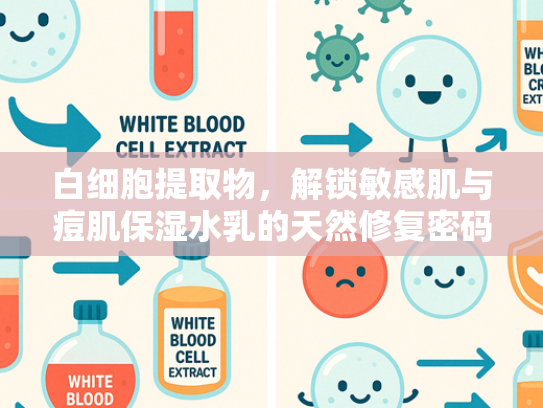 白细胞提取物，解锁敏感肌与痘肌保湿水乳的天然修复密码